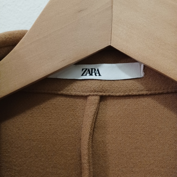 SOLD on Vinted 🆕️ NWT Zara Camel 4 Way Stretch Relaxed Fit Coat - Picture 12 of 16